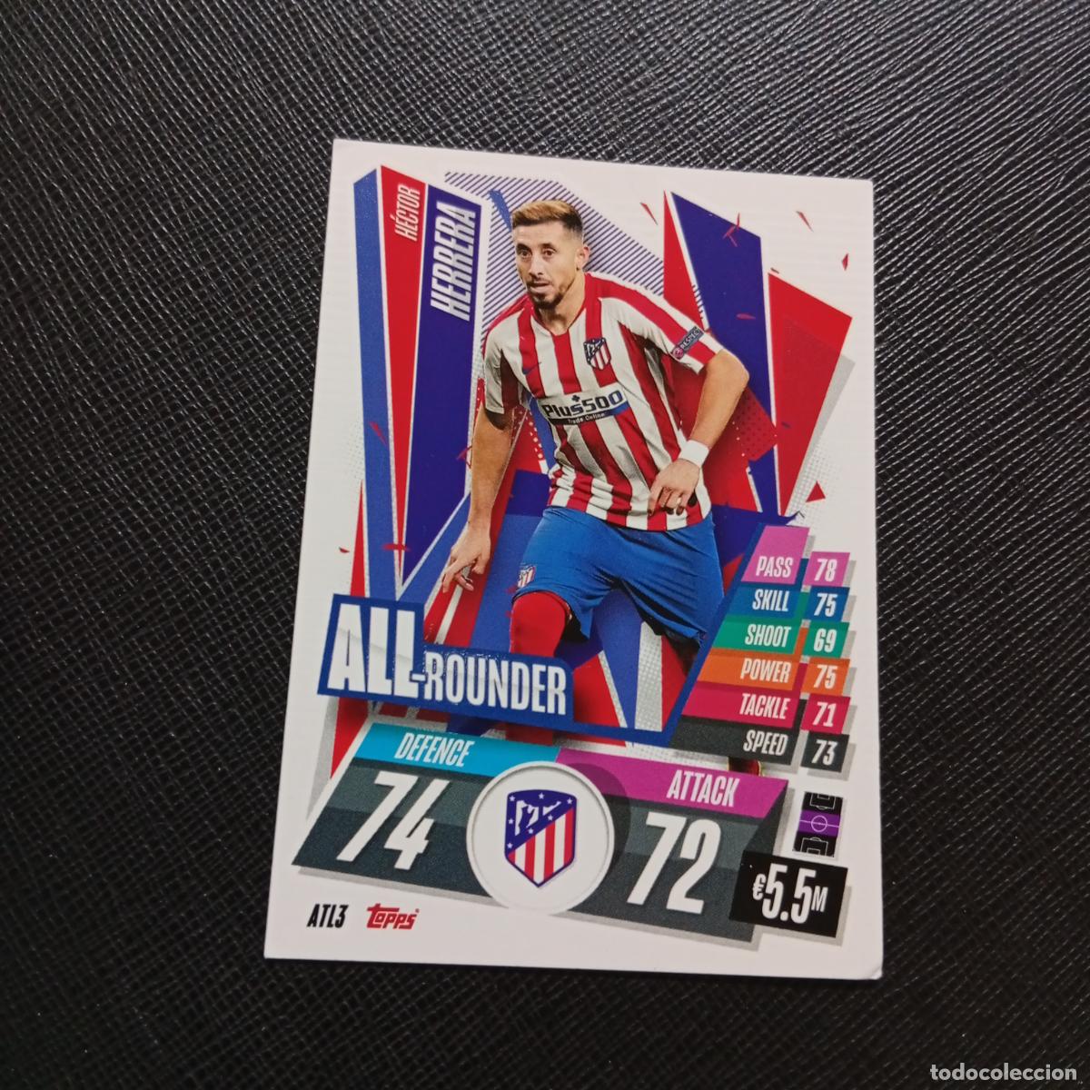 Fu&szlig;ball-Sticker: HERRERA AT MADRID TOPPS MATCH ATTAX 2020 2021 CROMO 20 21 FUTBOL - (MD01/02-3) PG60