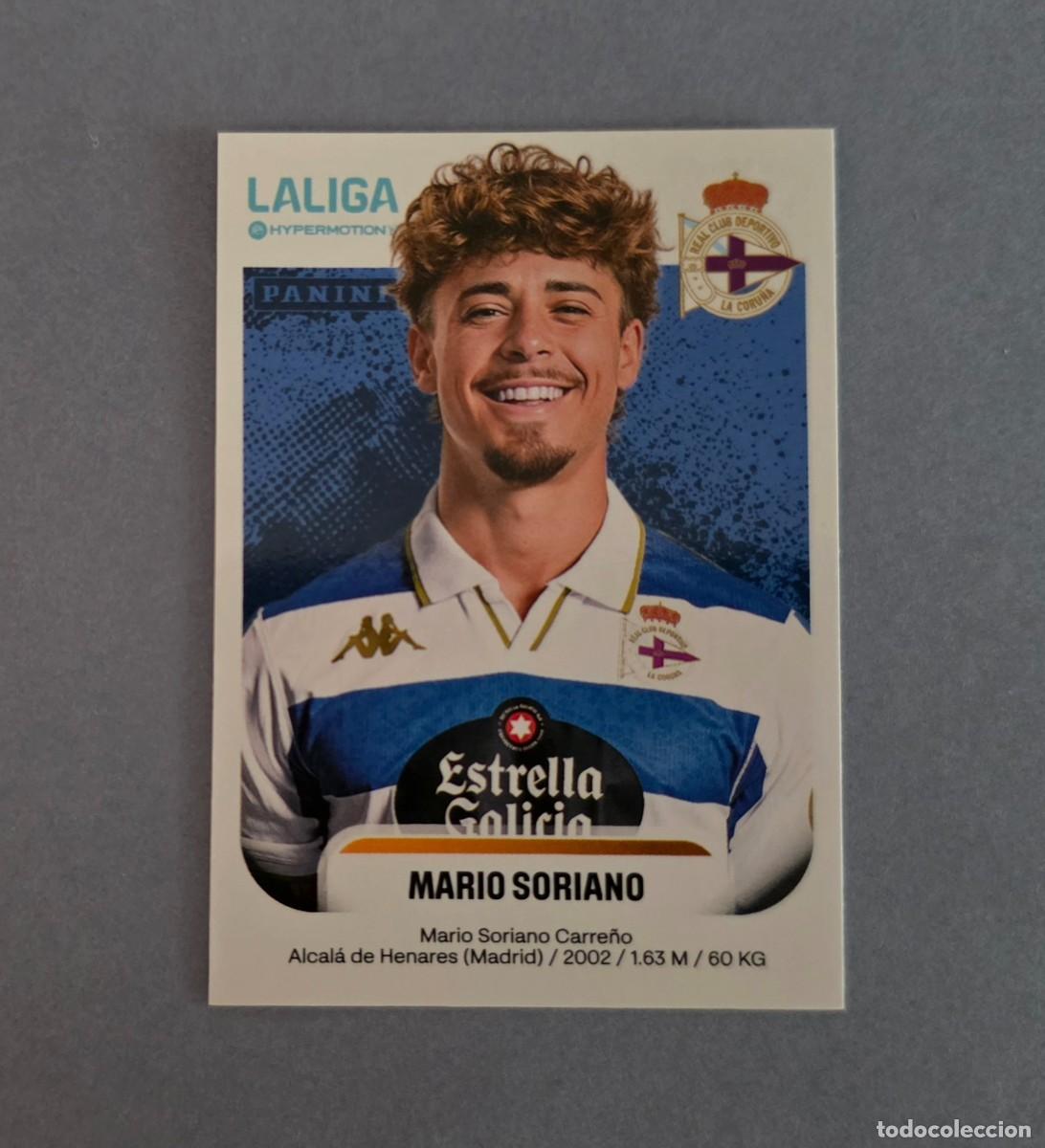 Fu&szlig;ball-Sticker: 186 MARIO SORIANO - DEPORTIVO CORU&Ntilde;A - LIGA HYPERMOTION SEGUNDA DIVISI&Oacute;N 2025-26 - 25/26 (NUEVO)