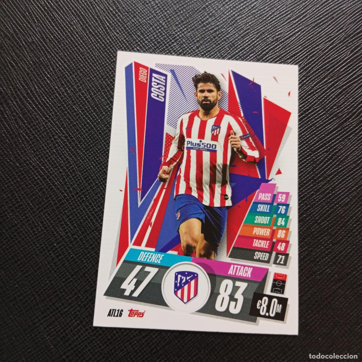 Cromos de F&uacute;tbol: DIEGO COSTA AT MADRID TOPPS MATCH ATTAX 2020 2021 CROMO 20 21 FUTBOL - (MD01/02-3) PG60