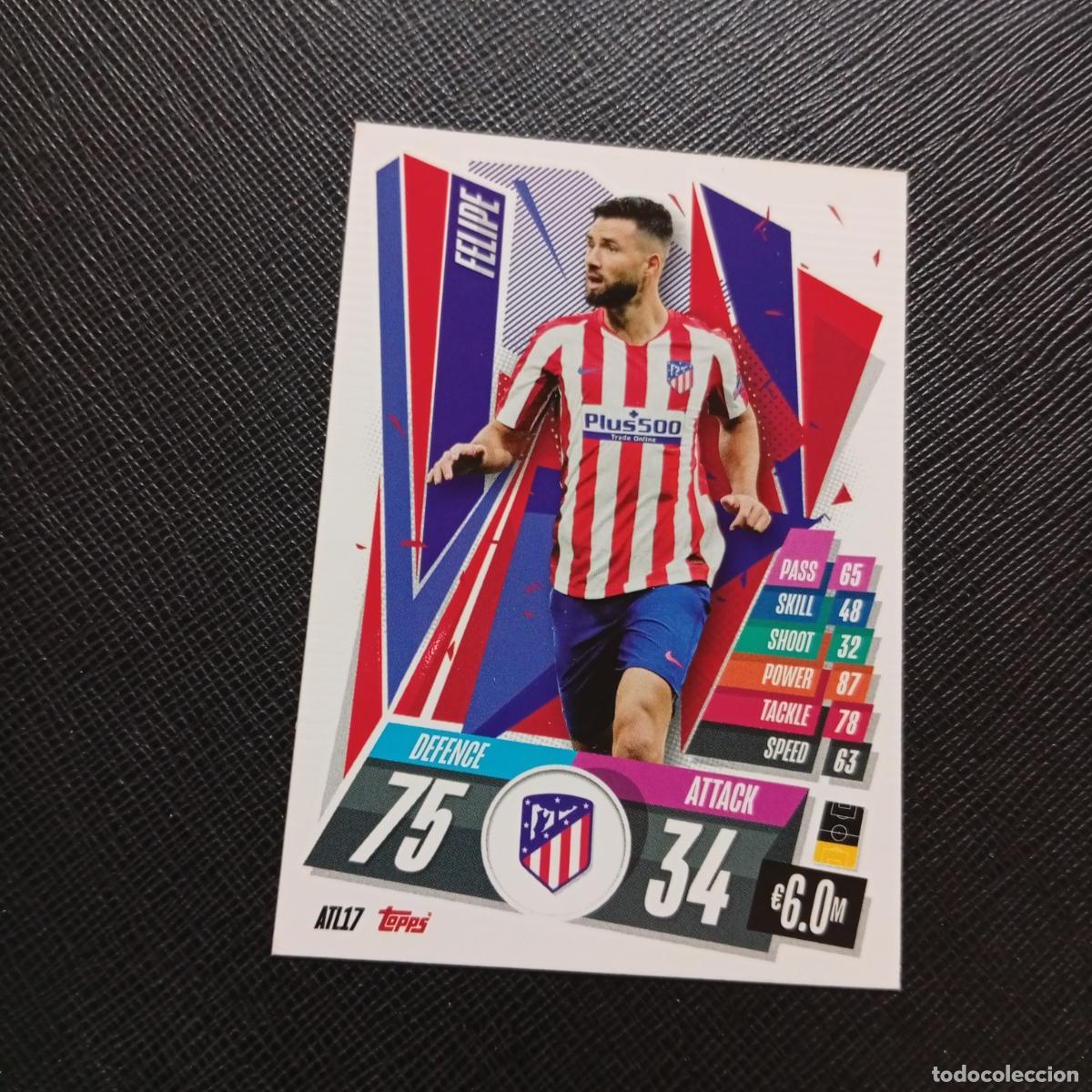 Cromos de F&uacute;tbol: FELIPE AT MADRID TOPPS MATCH ATTAX 2020 2021 CROMO 20 21 FUTBOL - (MD01/02-3) PG60