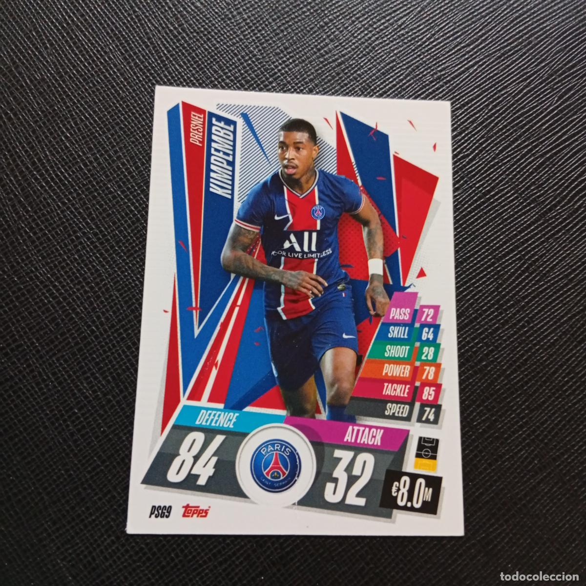 Cromos de F&uacute;tbol: KIMPEMBE PSG TOPPS MATCH ATTAX 2020 2021 CROMO 20 21 FUTBOL - (MD01/02-3) PG61