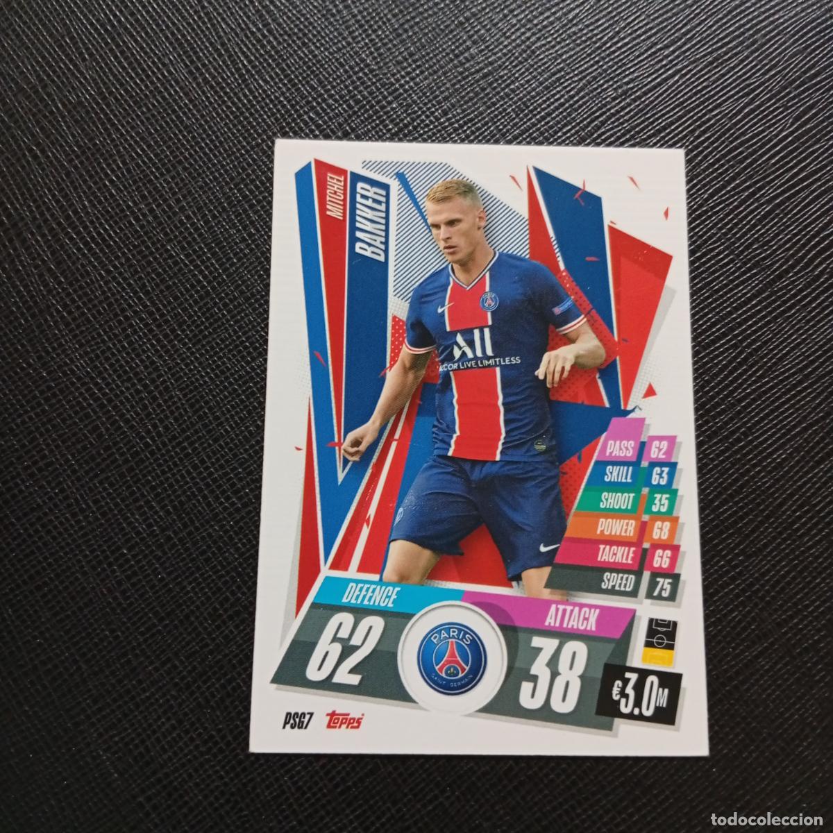 Cromos de F&uacute;tbol: BAKKER PSG TOPPS MATCH ATTAX 2020 2021 CROMO 20 21 FUTBOL - (MD01/02-3) PG61