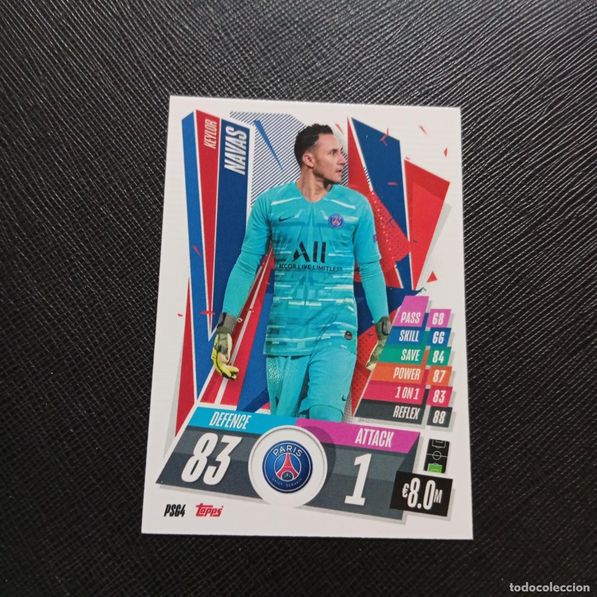 Cromos de F&uacute;tbol: KEYLOR NAVAS PSG TOPPS MATCH ATTAX 2020 2021 CROMO 20 21 FUTBOL - (MD01/02-3) PG61