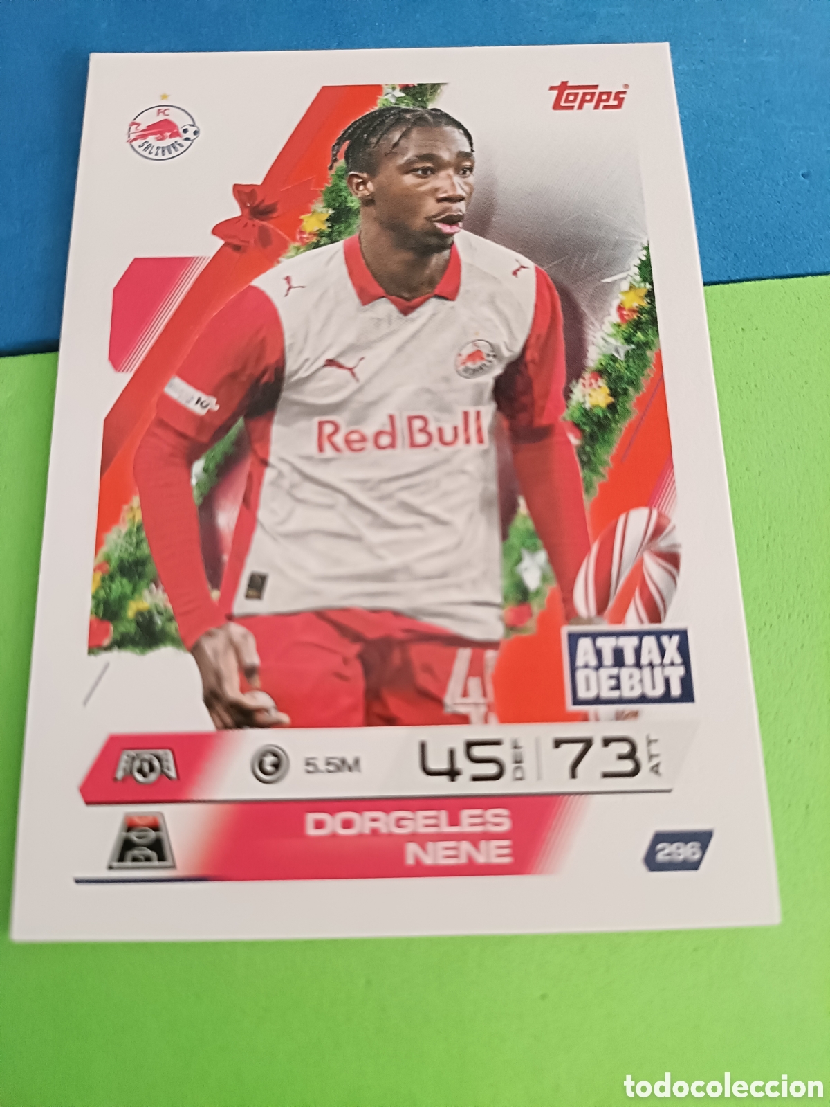 Cromos de F&uacute;tbol: Match Attax Topps 2025 2026 25 26 - Festive Calendar paralela 296 Dorgeles nene