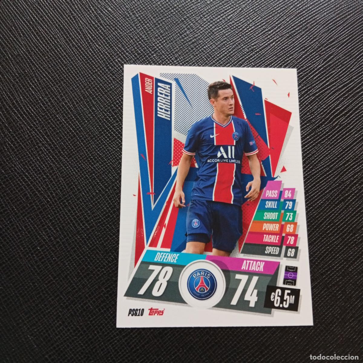 Cromos de F&uacute;tbol: ANDER HERRERA PSG TOPPS MATCH ATTAX 2020 2021 CROMO 20 21 FUTBOL - (MD01/02-3) PG61