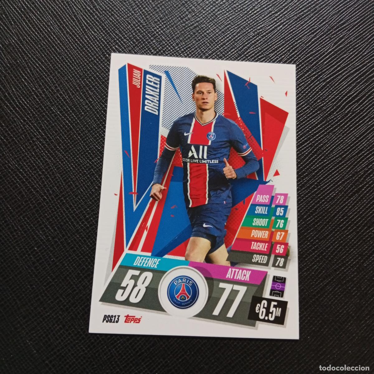 Cromos de F&uacute;tbol: DRAXLER PSG TOPPS MATCH ATTAX 2020 2021 CROMO 20 21 FUTBOL - (MD01/02-3) PG62