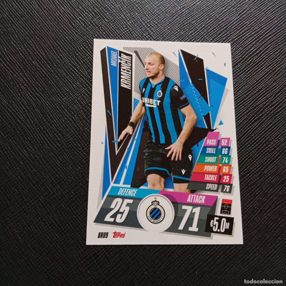 Figurine di Calcio: KRMENCIK BRUJAS TOPPS MATCH ATTAX 2020 2021 CROMO 20 21 FUTBOL - (MD01/02-3) PG62