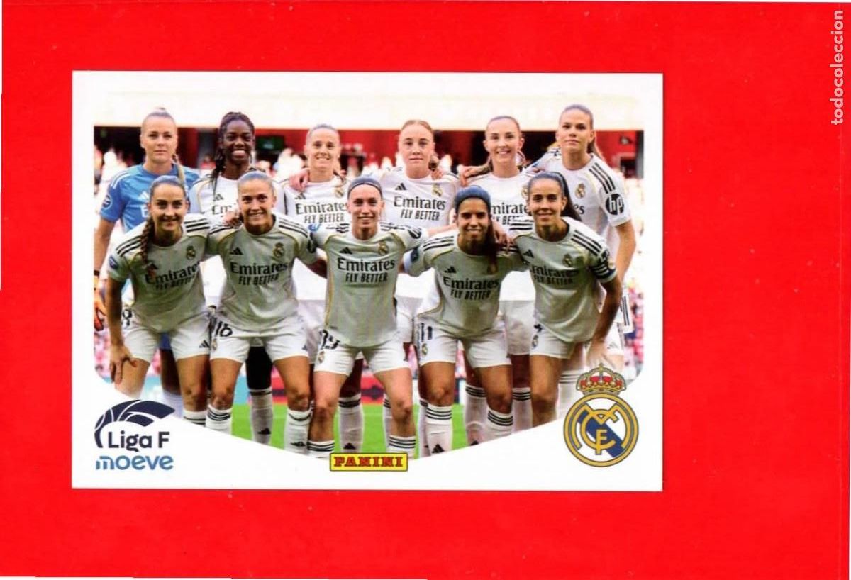 Cromos de Futebol: 263 Equipo - REAL MADRID - Liga Femenina F 2025 2026 25 26