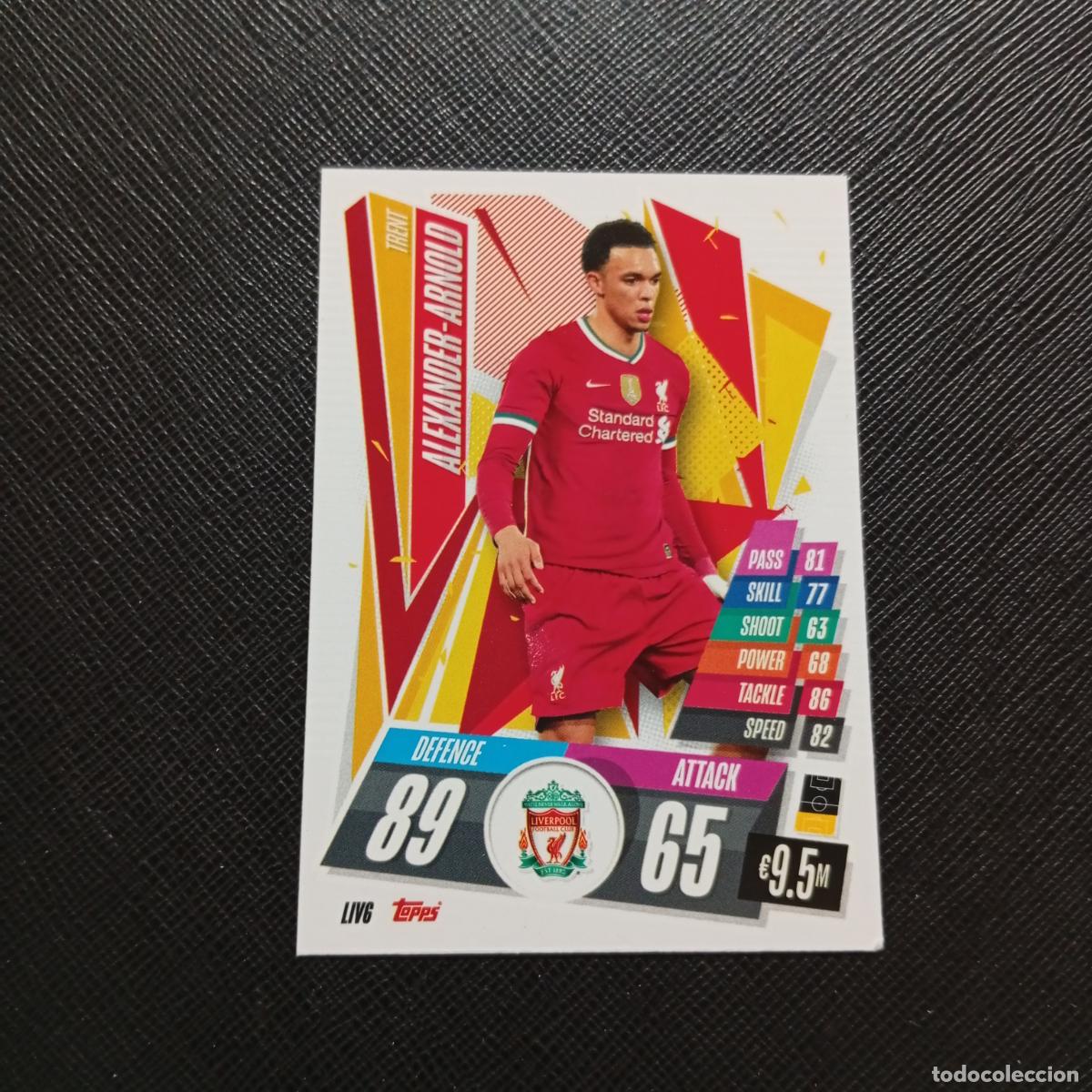 Fu&szlig;ball-Sticker: ALEXANDER ARNOLD LIVERPOOL TOPPS MATCH ATTAX 2020 2021 CROMO 20 21 FUTBOL - (MD01/02-3) PG66