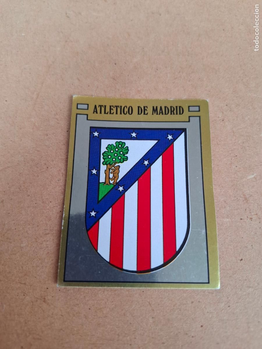 Football Stickers: F&Uacute;TBOL 89 - PANINI - 19 ESCUDO - AT. MADRID ( NUNCA PEGADO ) CP10