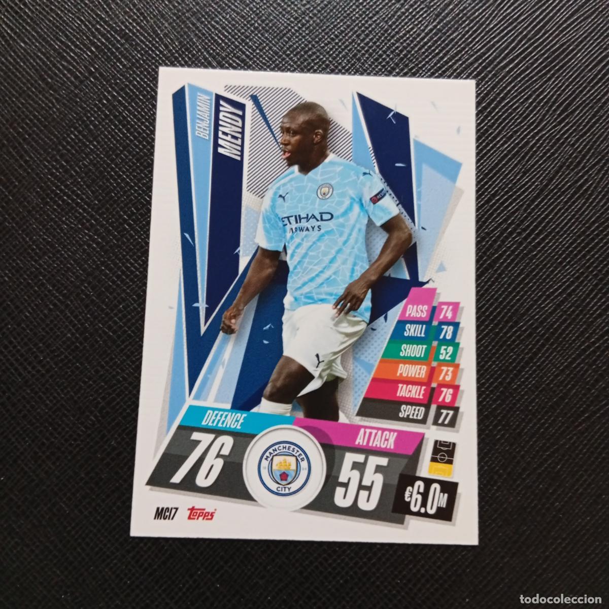 Cromos de F&uacute;tbol: MENDY MANCHESTER CITY TOPPS MATCH ATTAX 2020 2021 CROMO 20 21 FUTBOL - (MD01/02-3) PG77