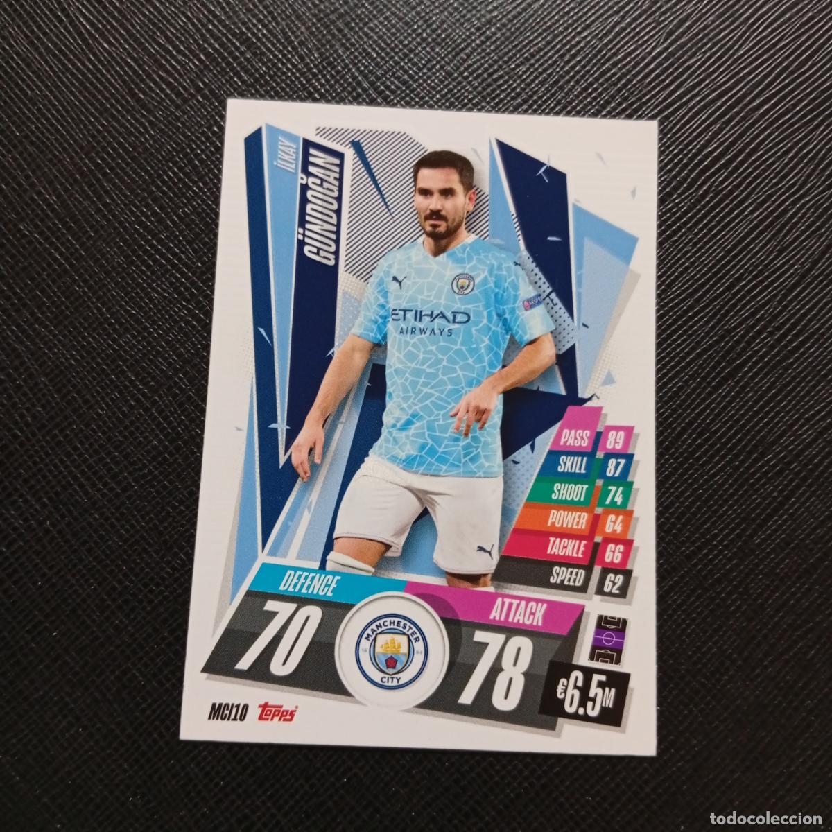 Cromos de F&uacute;tbol: GUNDOGAN MANCHESTER CITY TOPPS MATCH ATTAX 2020 2021 CROMO 20 21 FUTBOL - (MD01/02-3) PG78