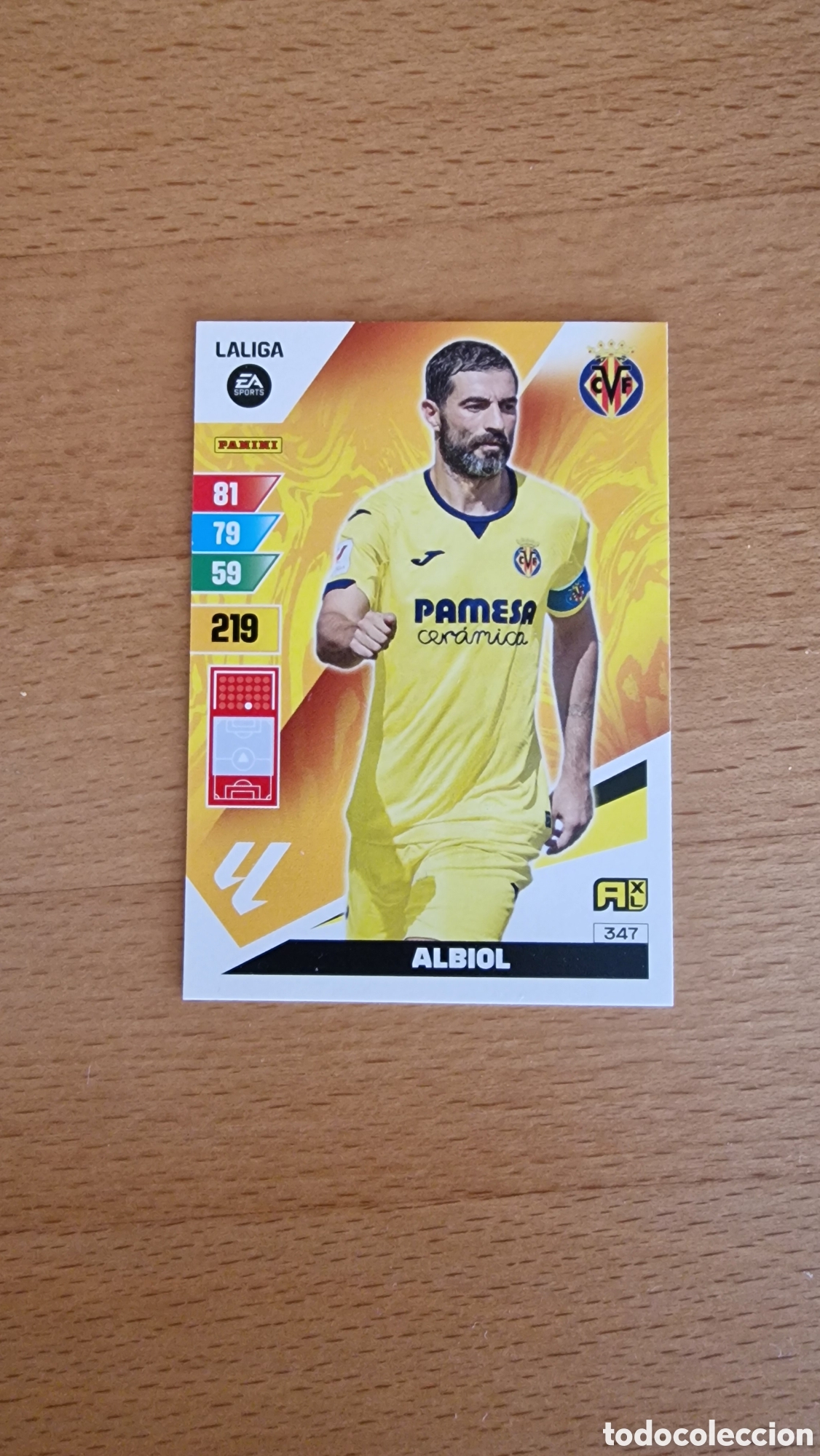 Cartes &agrave; collectionner de Football: ALBIOL 347 VILLARREAL ADRENALYN LIGA 2023 2024 23 24