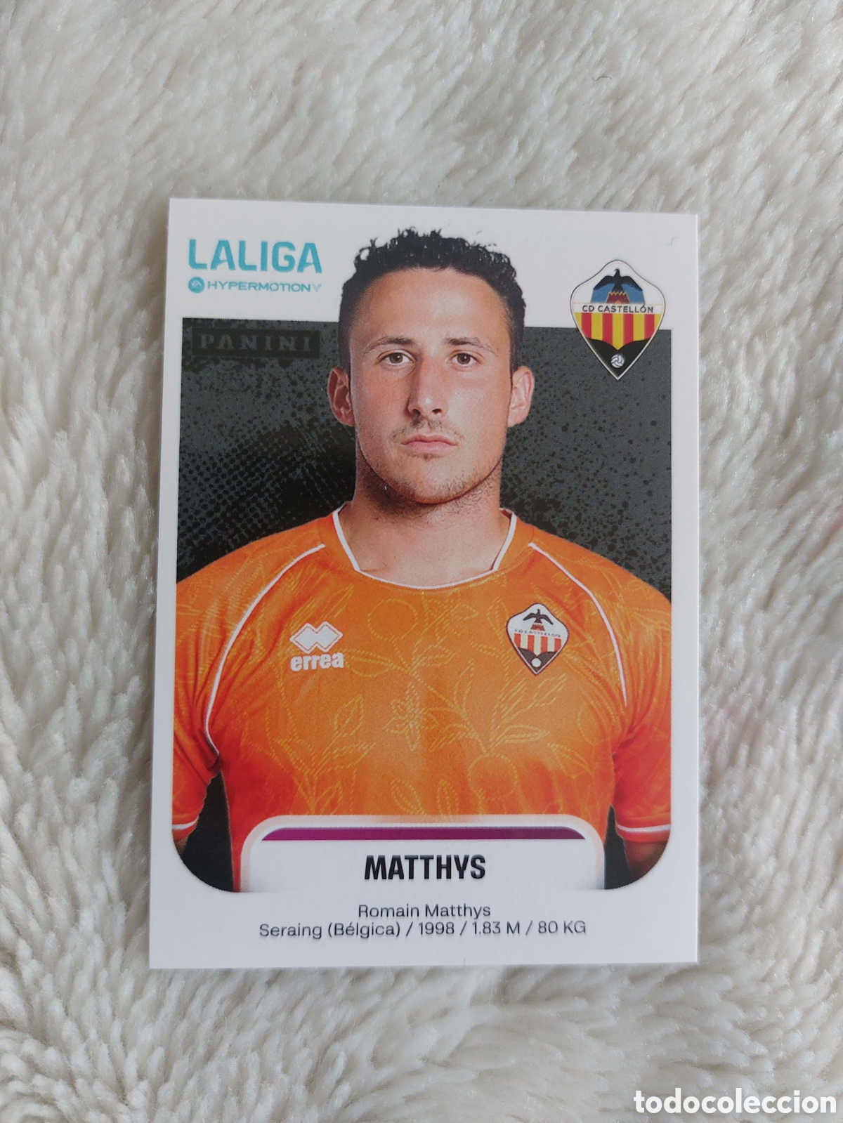 Football Stickers: 99 MATTHYS CASTELL&Oacute;N SEGUNDA 2&ordf; DIVISI&Oacute;N LIGA HYPERMOTION 2025 2026 25 26