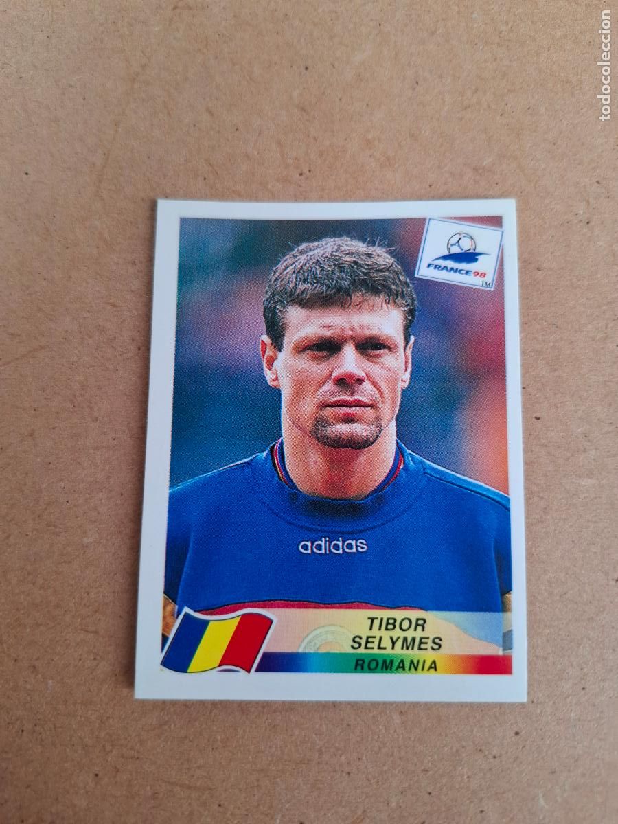 Football Stickers: MUNDIAL FRANCIA 98 - PANINI - DANONE SEREN&Iacute;SIMA - TIBOR SELYMES - RUMANIA (NUNCA PEGADO) CP10