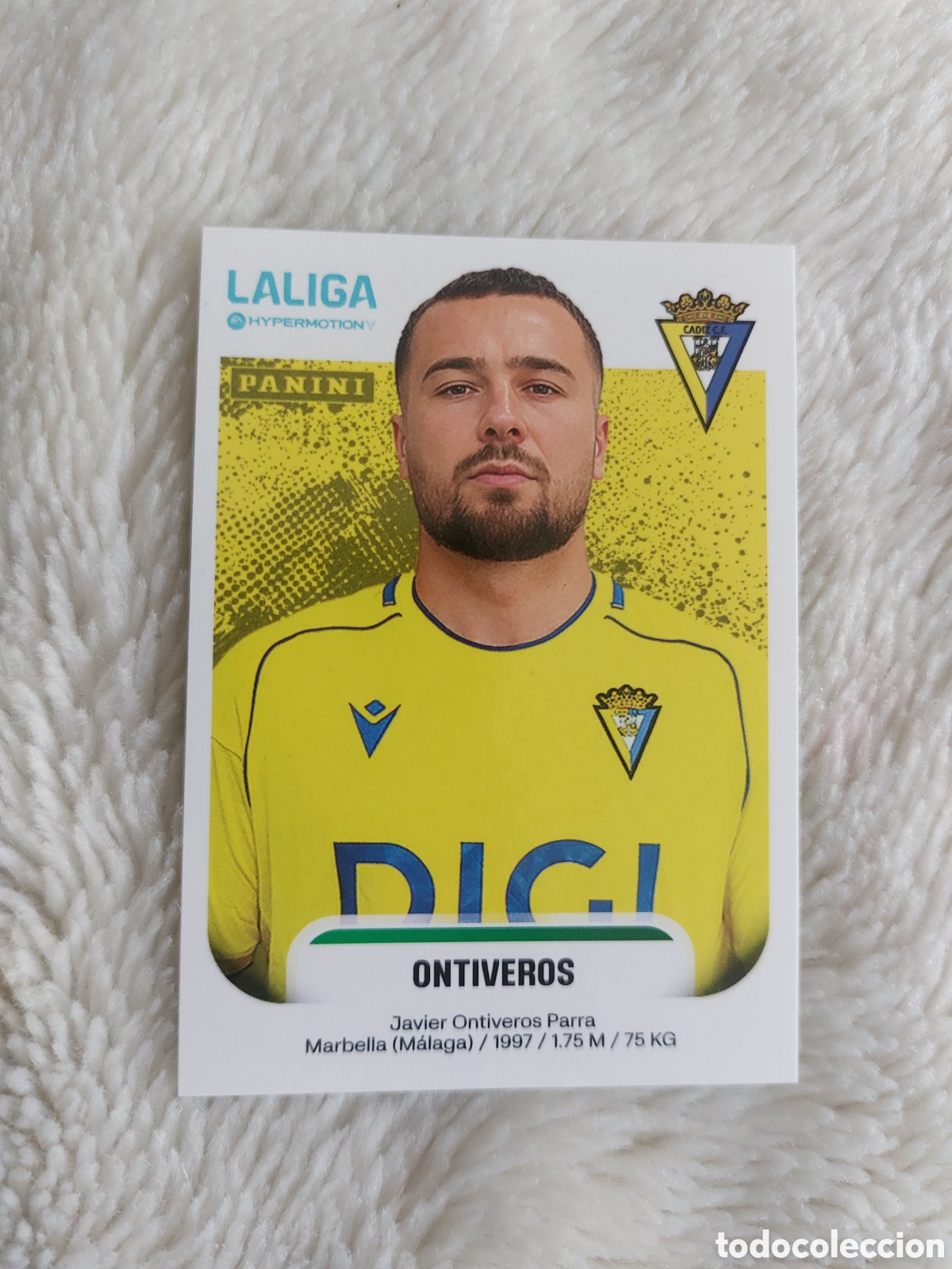 Cromos de F&uacute;tbol: 94 ONTIVEROS C&Aacute;DIZ SEGUNDA 2&ordf; DIVISI&Oacute;N LIGA HYPERMOTION 2025 2026 25 26