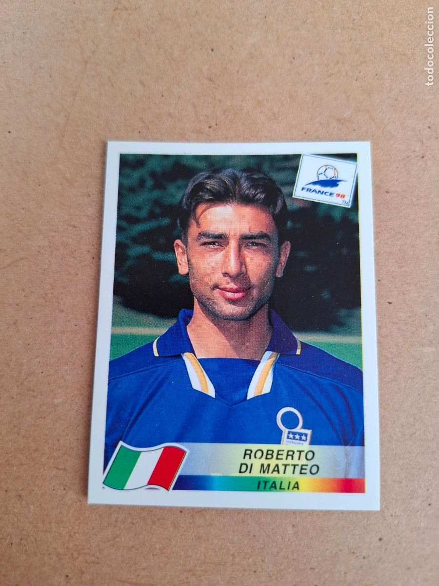 Cromos de F&uacute;tbol: MUNDIAL FRANCIA 98 - PANINI - DANONE SEREN&Iacute;SIMA - ROBERTO DI MATTEO - ITALIA (NUNCA PEGADO) CP10