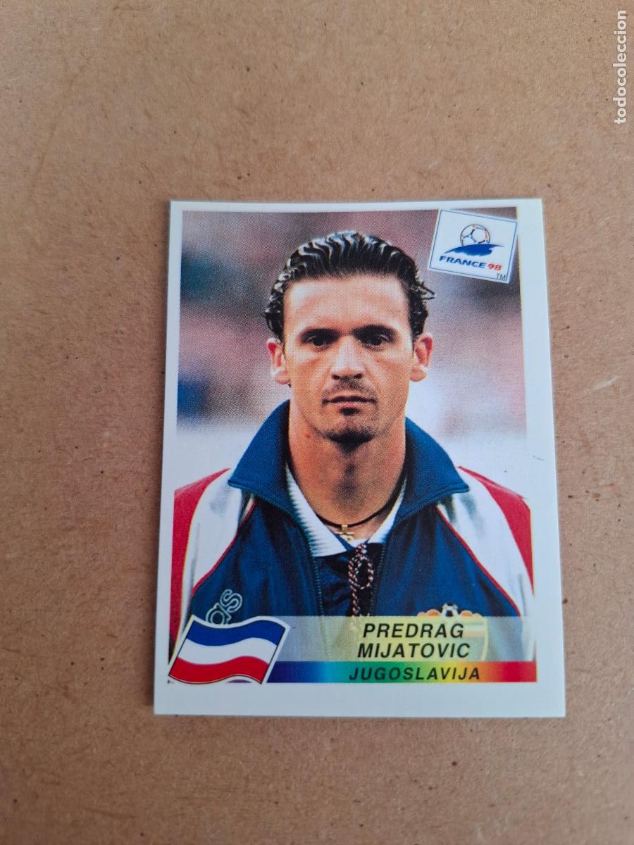 Cromos de F&uacute;tbol: MUNDIAL FRANCIA 98 - PANINI - DANONE SEREN&Iacute;SIMA - PEDRAG MIJATOVIC - YUGOSLAVIA (NUNCA PEGADO) CP10