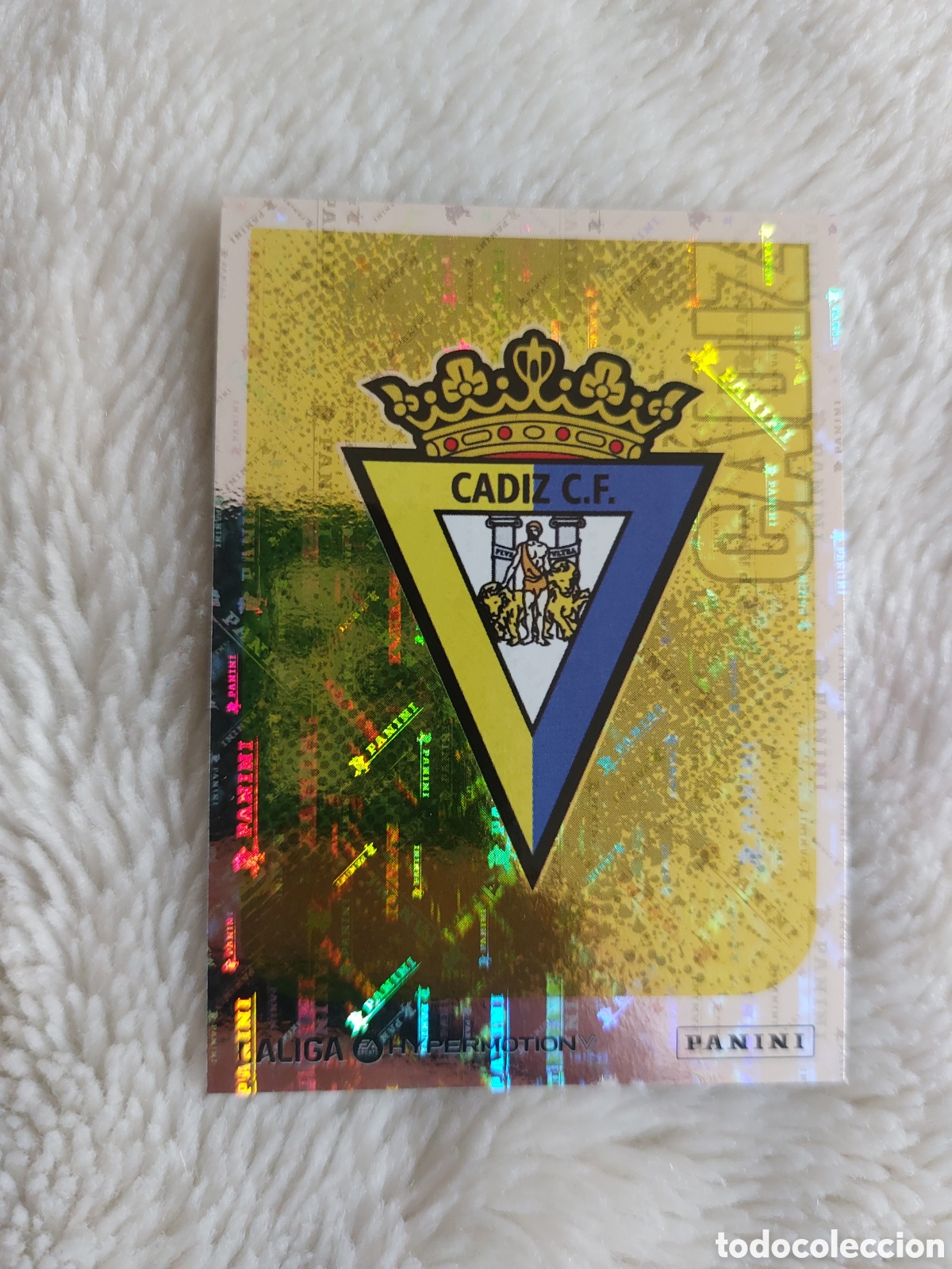 Fu&szlig;ball-Sticker: 78 ESCUDO C&Aacute;DIZ SEGUNDA 2&ordf; DIVISI&Oacute;N LIGA HYPERMOTION 2025 2026 25 26