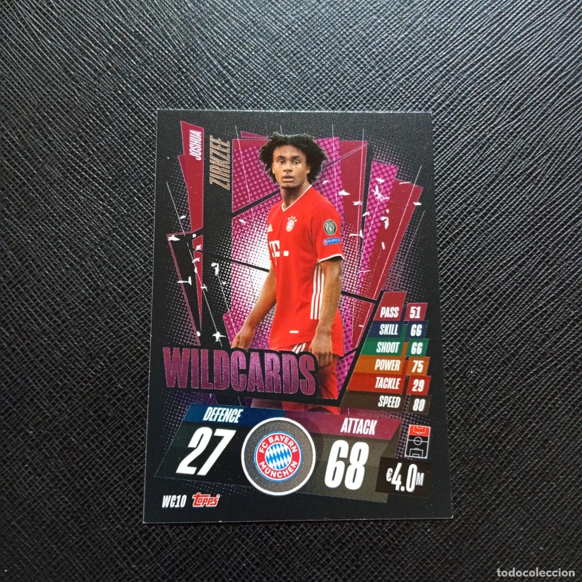 Cartes &agrave; collectionner de Football: ZIRKZEE BAYERN MUNICH TOPPS MATCH ATTAX 2020 2021 CROMO 20 21 FUTBOL - (MD01/02-3) PG79 WILDCARDS