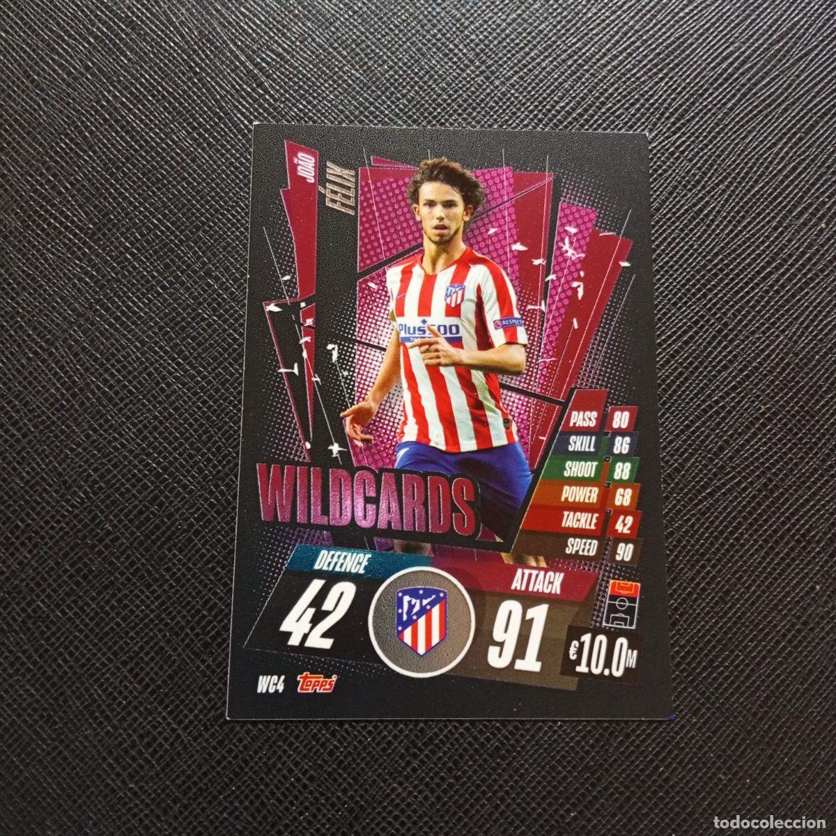 Cartes &agrave; collectionner de Football: JOAO FELIX AT MADRID TOPPS MATCH ATTAX 2020 2021 CROMO 20 21 FUTBOL - (MD01/02-3) PG79 WILDCARDS