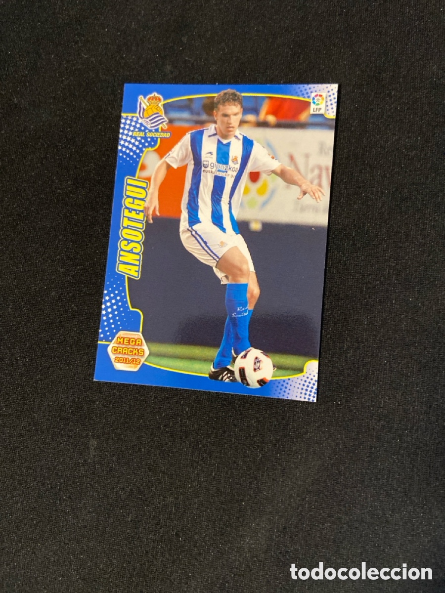 Cartes &agrave; collectionner de Football: ANSOTEGUI 258 (REAL SOCIEDAD)