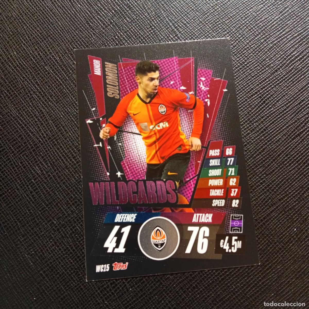 Cromos de F&uacute;tbol: SOLOMON SHAKHTAR TOPPS MATCH ATTAX 2020 2021 CROMO 20 21 FUTBOL - (MD01/02-3) P80 WILDCARDS