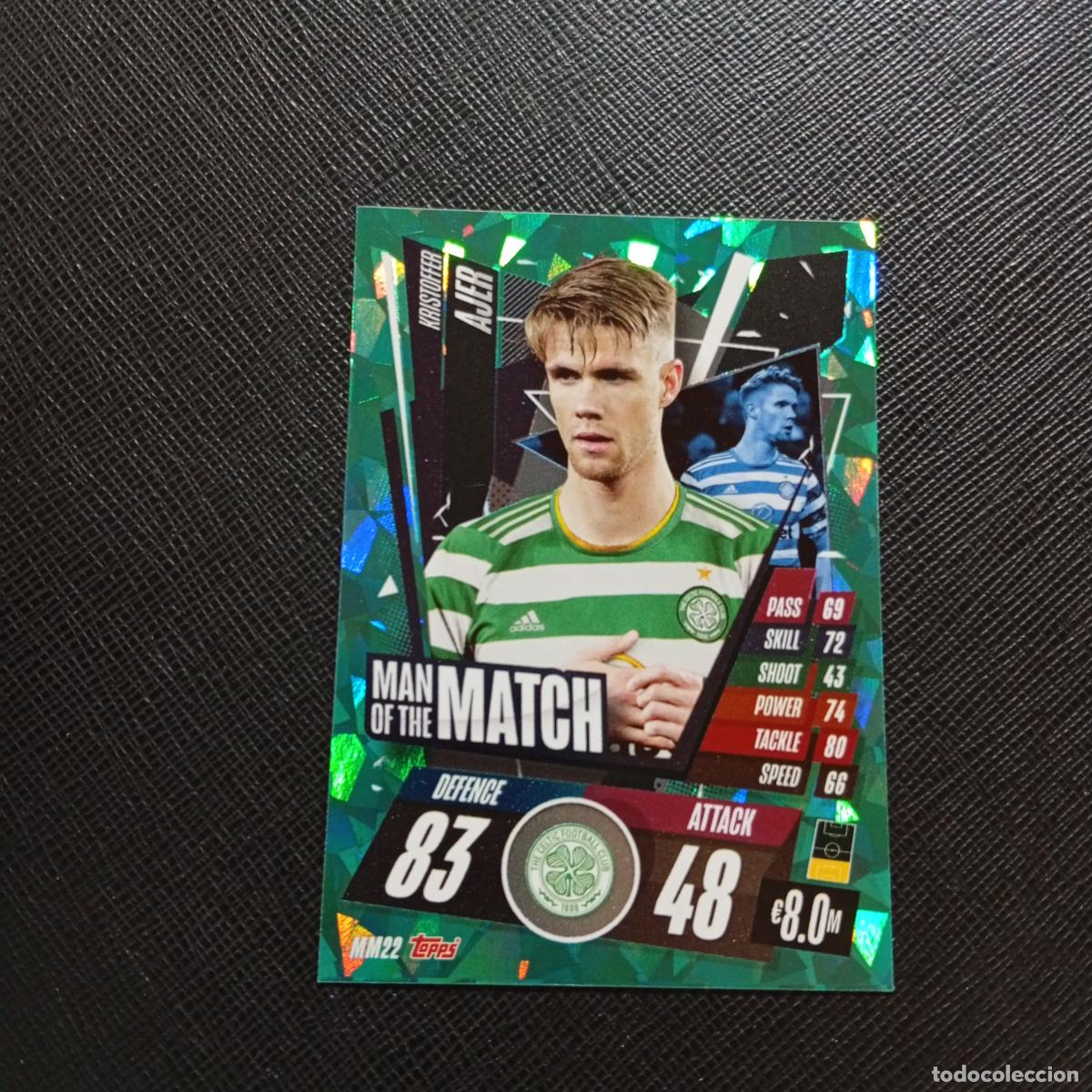 Cromos de F&uacute;tbol: AJER CELTIC TOPPS MATCH ATTAX 2020 2021 CROMO 20 21 - (MD01/02-3) P83 MAN OF THE MATCH