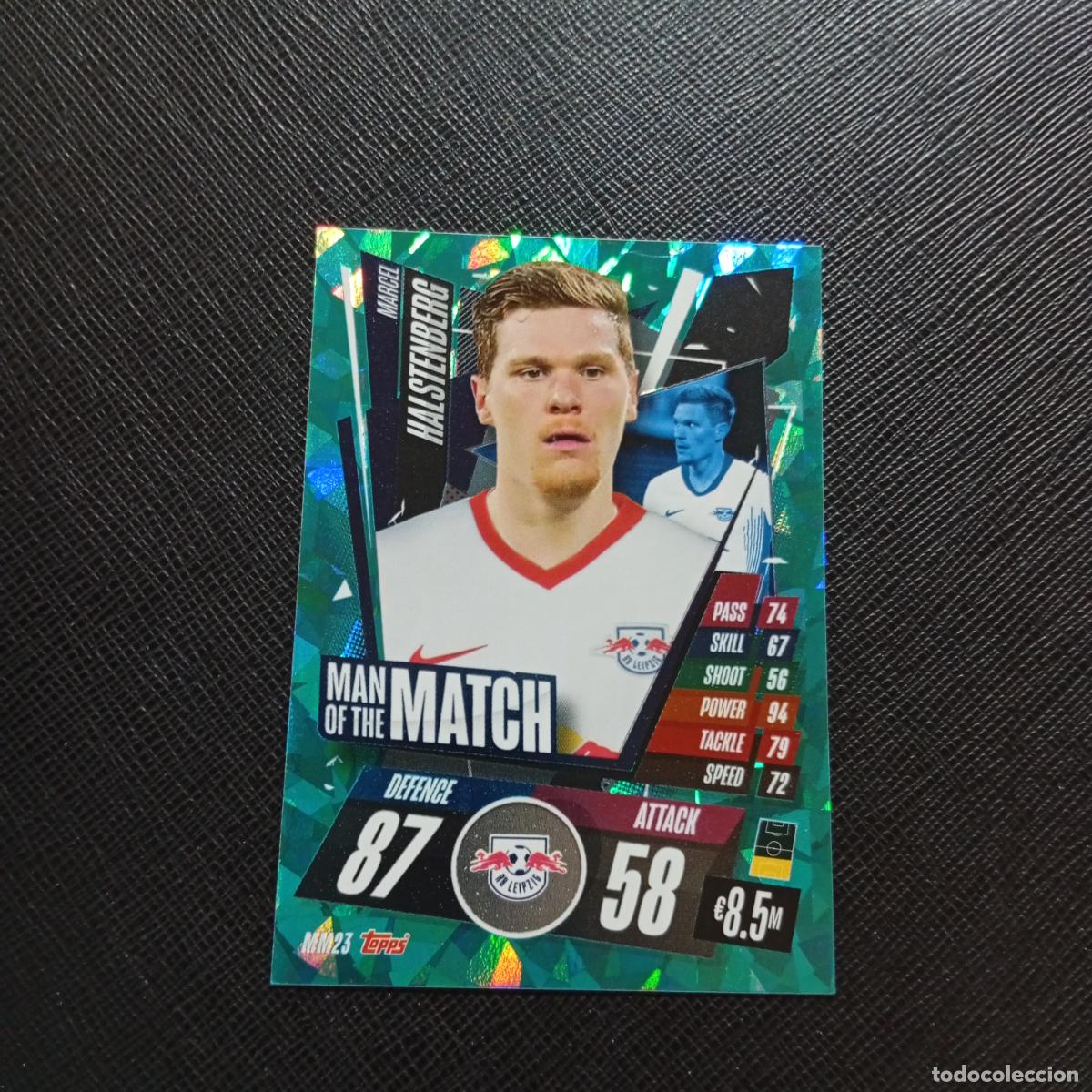 Cartes &agrave; collectionner de Football: HALSTENBER RB LEIPZIG TOPPS MATCH ATTAX 2020 2021 CROMO 20 21 - (MD01/02-3) P83 MAN OF THE MATCH