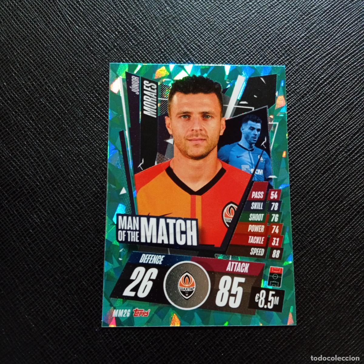 Cromos de F&uacute;tbol: MORAES ISTANBUL TOPPS MATCH ATTAX 2020 2021 CROMO 20 21 - (MD01/02-3) P83 MAN OF THE MATCH