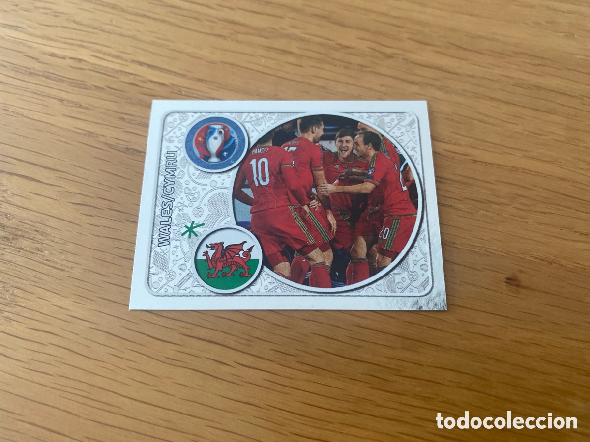 Cromos de F&uacute;tbol: Cromo panini euro 2016 n&uacute;mero 125 Gales Team - Stickers album Eurocup Wales Cymru