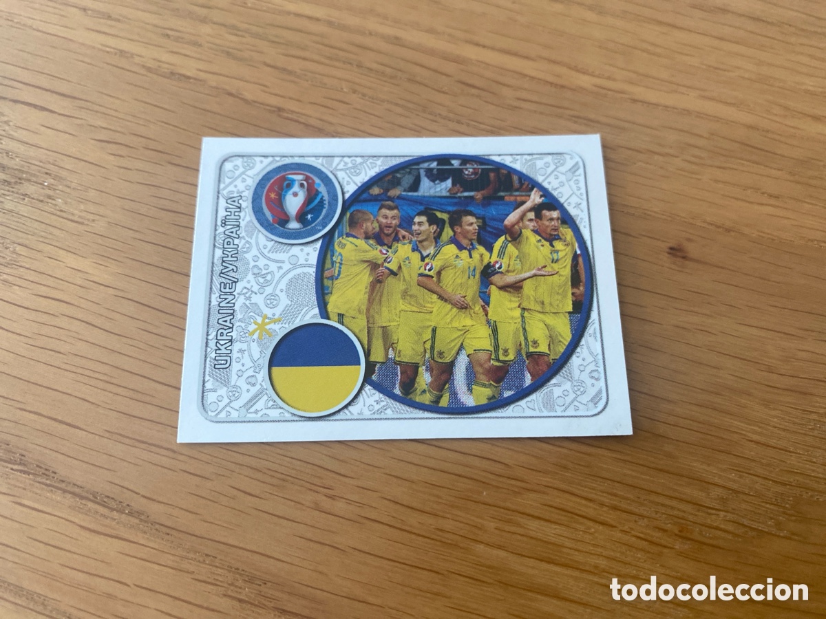 Cromos de F&uacute;tbol: Cromo panini euro 2016 n&uacute;mero 235 Ucrania Team - Stickers album Eurocup Ukraine