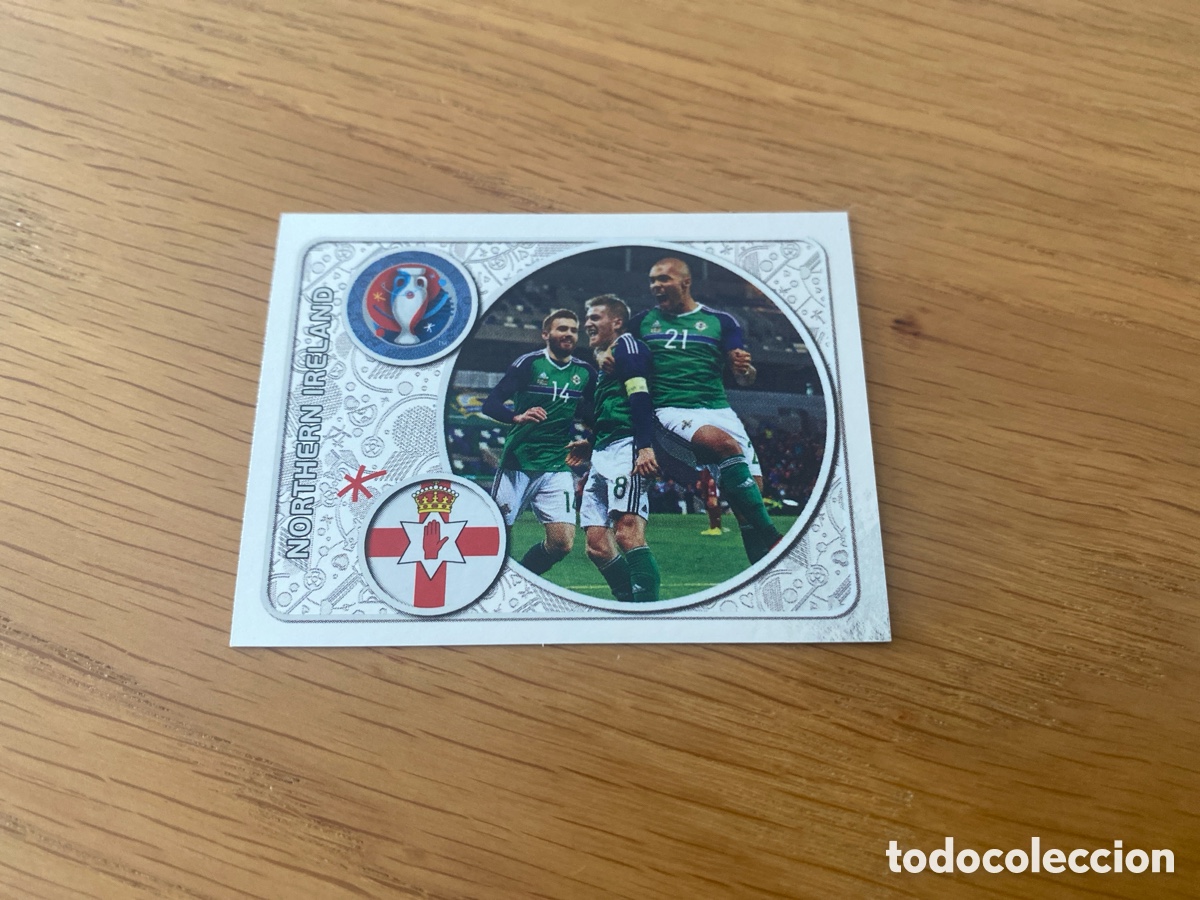 Cromos de F&uacute;tbol: Cromo panini euro 2016 n&uacute;mero 239 Irlanda Team - Stickers album Eurocup Northern Ireland