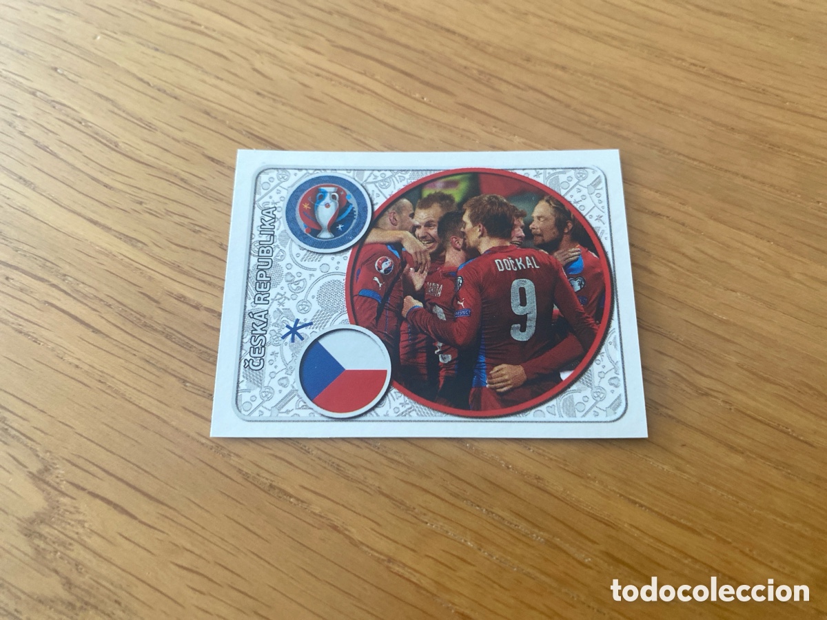 Fu&szlig;ball-Sticker: Cromo panini euro 2016 n&uacute;mero 347 Rep. Checa Team - Stickers album Eurocup Ceska Republika