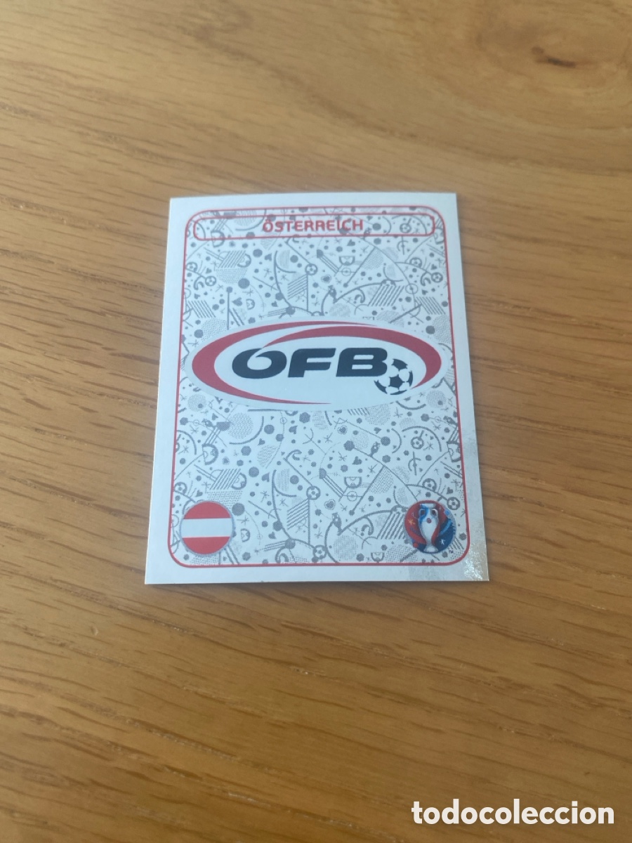 Cromos de F&uacute;tbol: Cromo panini euro 2016 n&uacute;mero 574 Escudo Austria - Stickers album Eurocup badge Osterreich