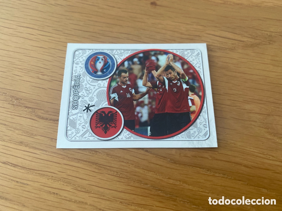 Cromos de F&uacute;tbol: Cromo panini euro 2016 Francia n&uacute;mero 13 Albania - Sticker album Eurocup France Shqip&euml;ria