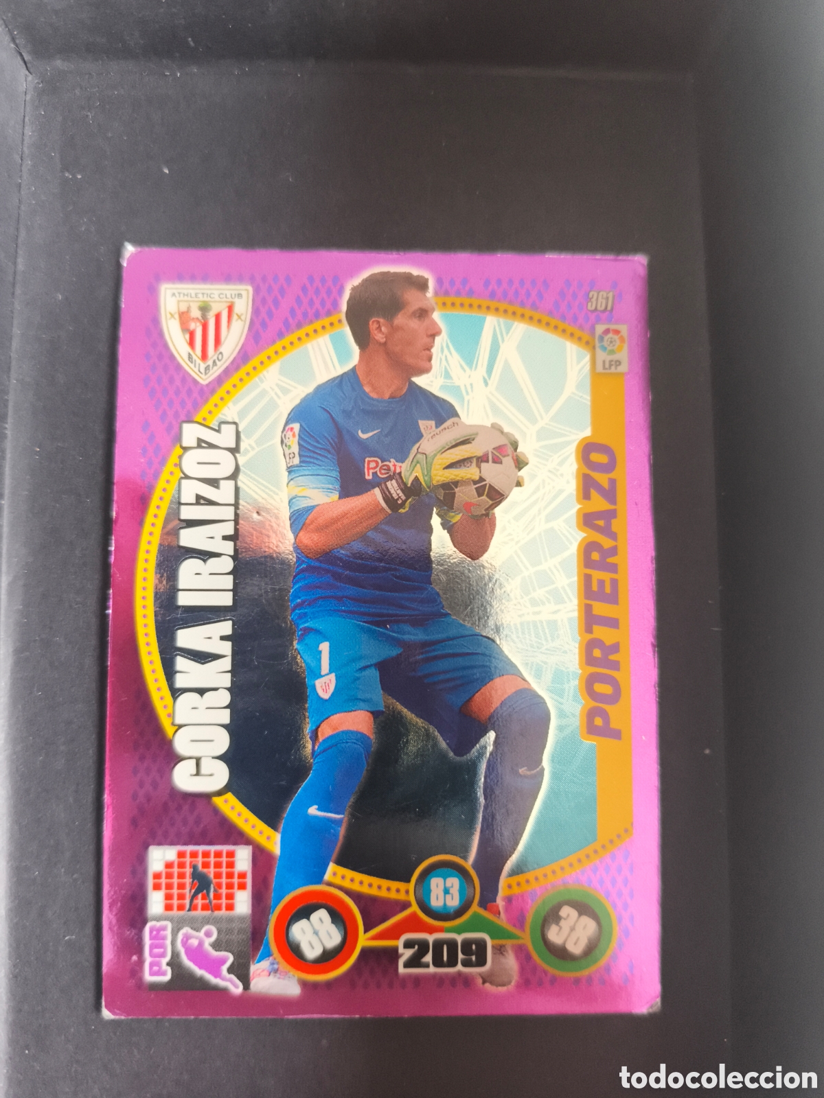 Cromos de F&uacute;tbol: IRAIZOZ 361 -porterazo- Athletic Club Bilbao 2014-2015 Adrenalyn XL Panini