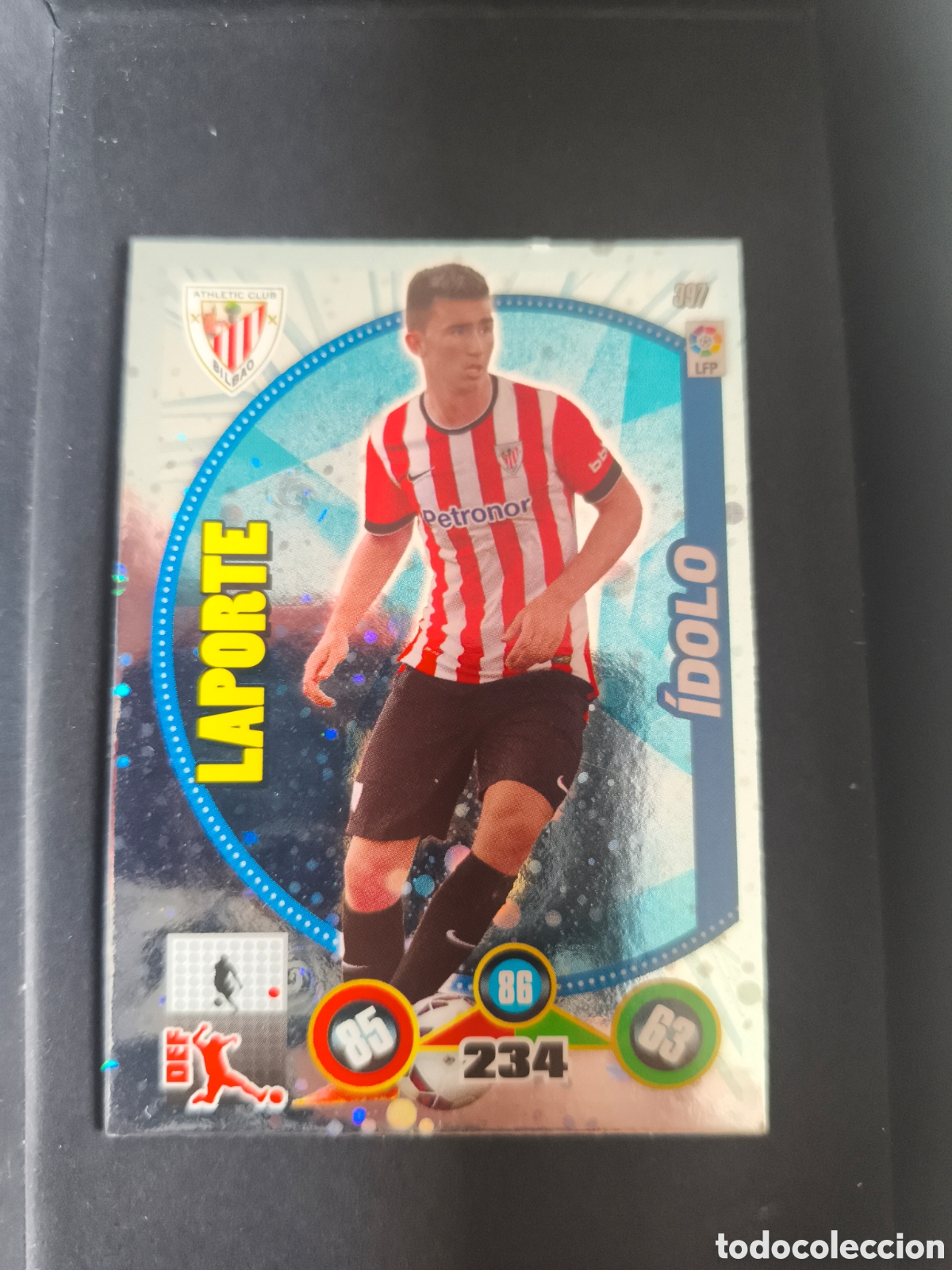 Cromos de F&uacute;tbol: LAPORTE 397 -Idolo- Athletic Club Bilbao 2014-2015 Adrenalyn XL Panini