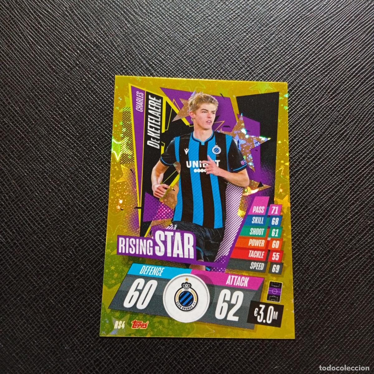 Cromos de F&uacute;tbol: DE KETELARE BRUJAS TOPPS MATCH ATTAX 2020 2021 CROMO 20 21 - (MD01/02-3) P86 RISING STAR