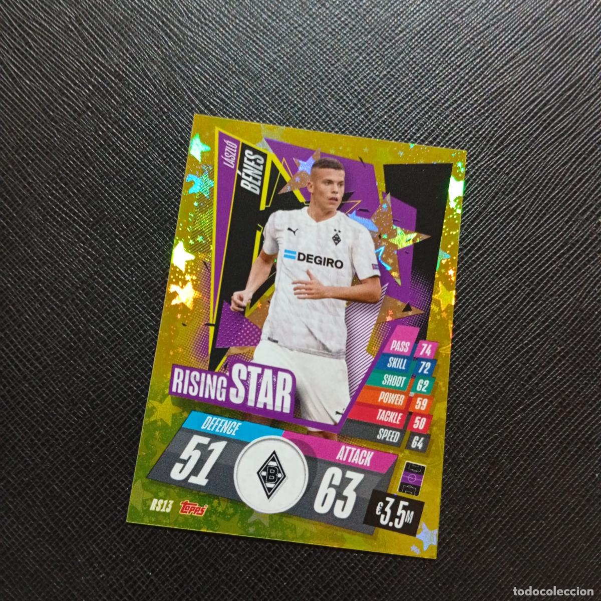 Cromos de F&uacute;tbol: BENES MONCHENGLADBACH TOPPS MATCH ATTAX 2020 2021 CROMO 20 21 - (MD01/02-3) P87 RISING STAR