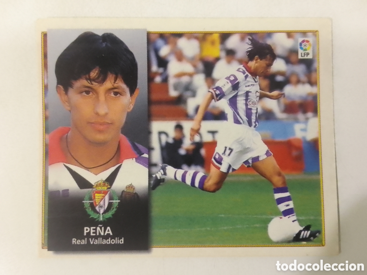 Cromos de F&uacute;tbol: Colecciones Este 98-99 Pepa &bull; Valladolid.
