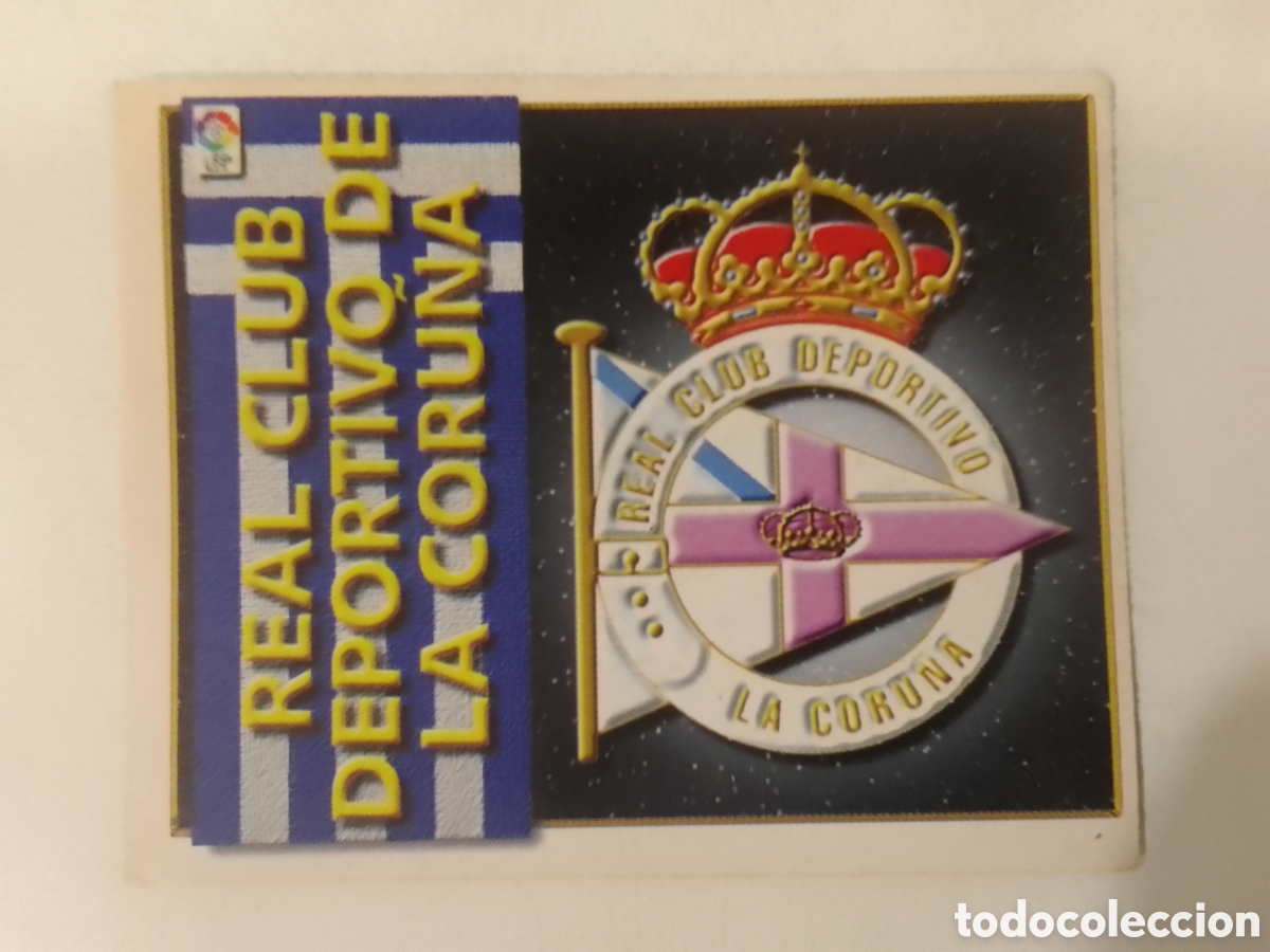 Cromos de F&uacute;tbol: Colecciones Este 98-99 escudo Deportivo de La Coru&ntilde;a.