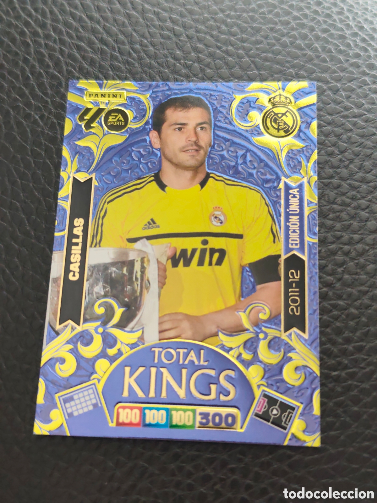 Cromos de F&uacute;tbol: ADRENALYN XL 25 26 CARD UNICA CASILLAS REAL MADRID TOTAL KINGS