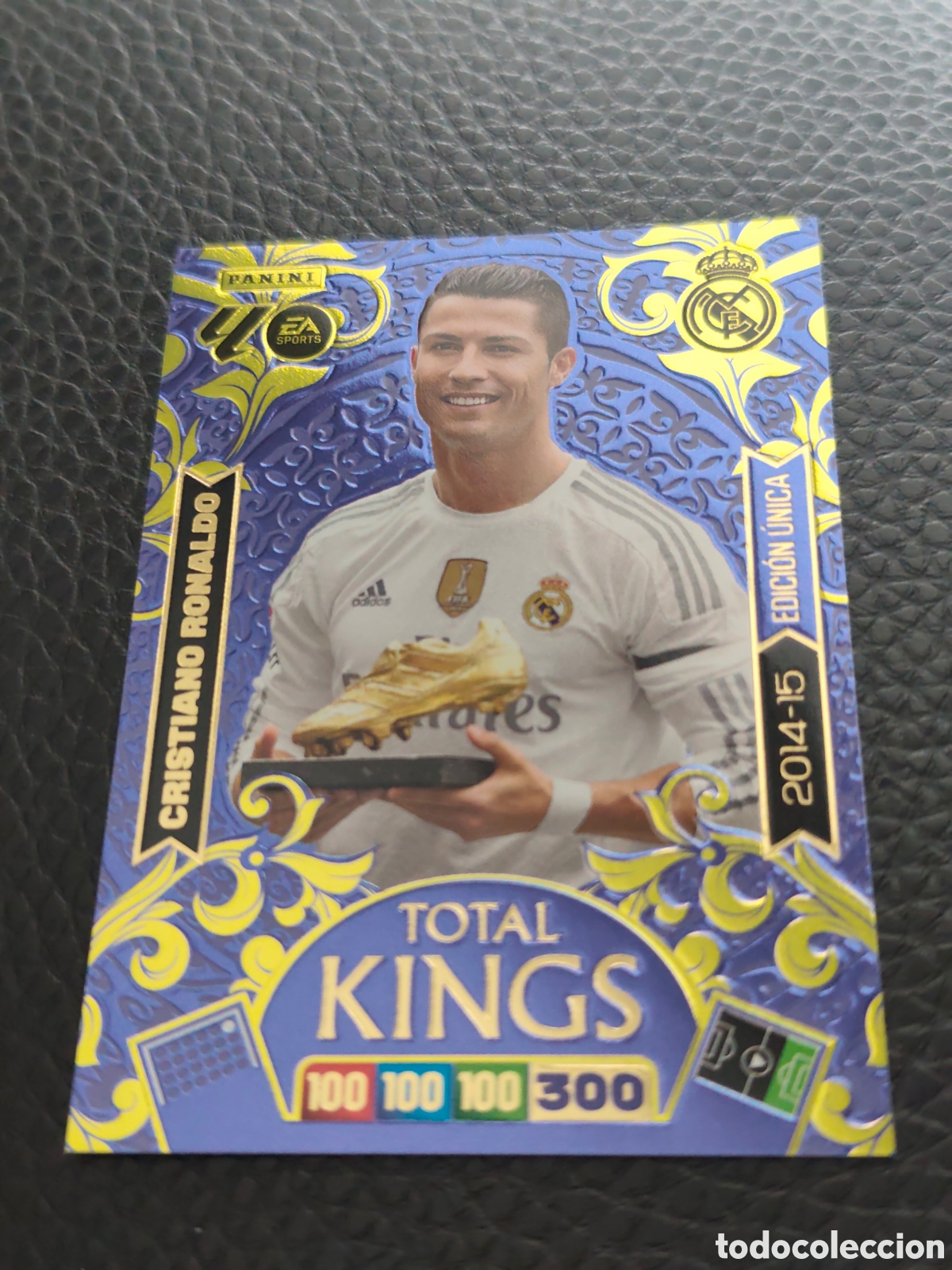 Cromos de F&uacute;tbol: ADRENALYN XL 25 26 CARD UNICA CRISTIANO RONALDO REAL MADRID TOTAL KINGS
