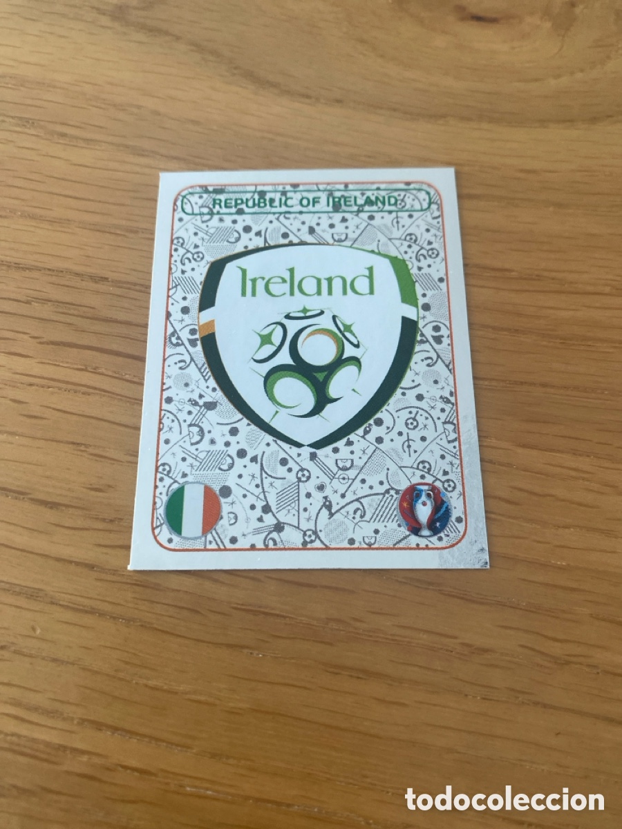 Cromos de F&uacute;tbol: Cromo panini euro 2016 n&uacute;mero 462 Irlanda - Stickers album Eurocup badge escudo