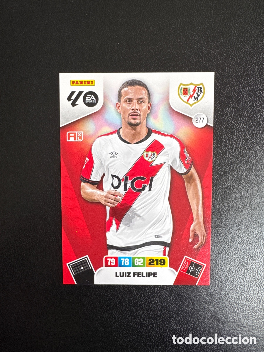 Cromos de F&uacute;tbol: LUIZ FELIPE RAYO VALLECANO NUMERO 277 ADRENALYN 2025 2026
