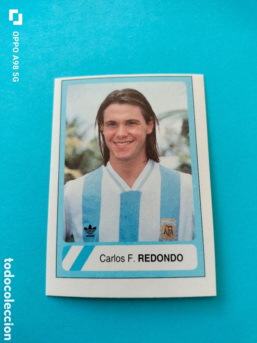 Cromos de F&uacute;tbol: Cromo 40 Fernando Redondo Ediciones Estadio Mundial Usa Estados Unidos EEUU 94 1994