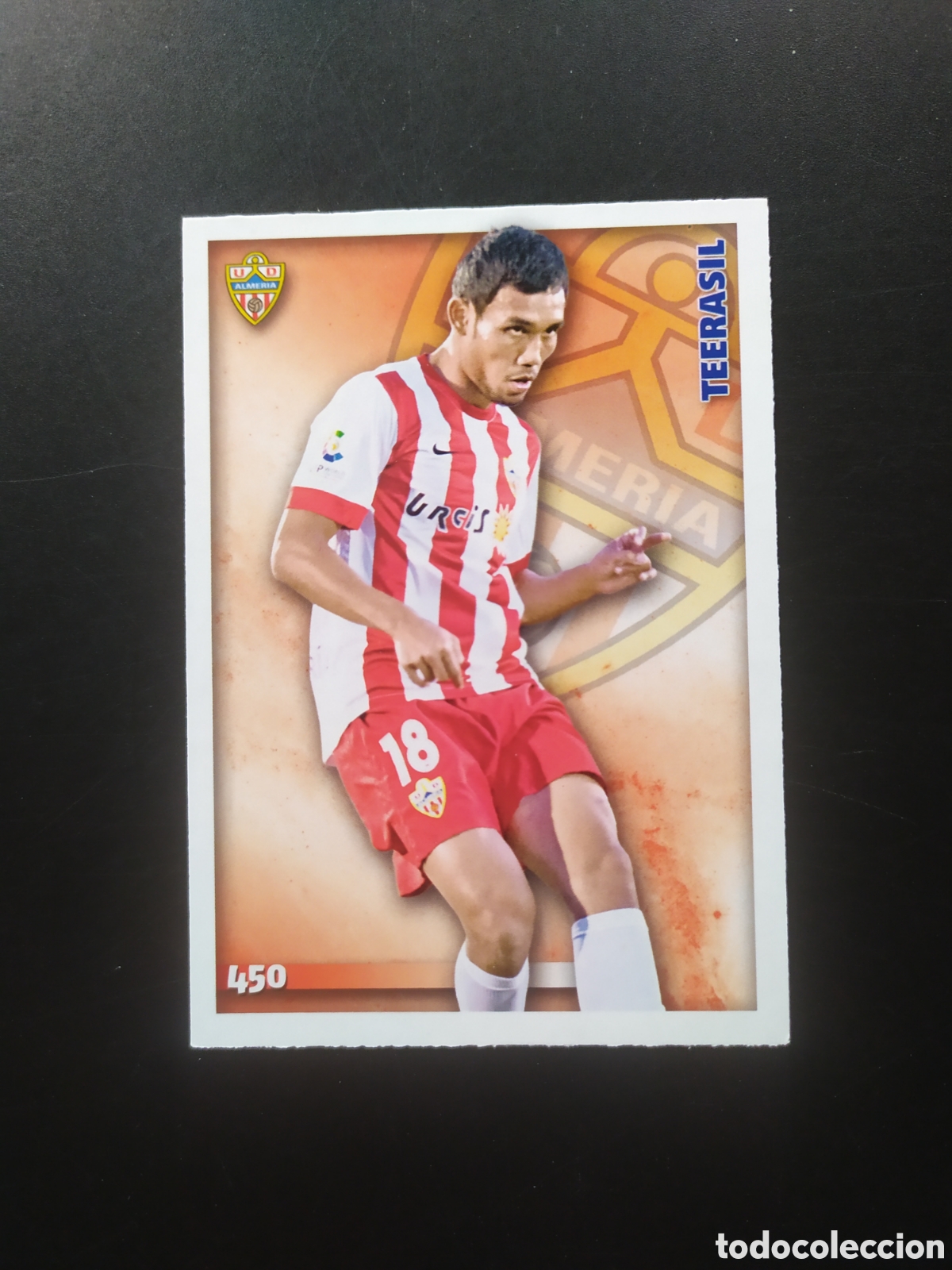 Cromos de F&uacute;tbol: Mundicromo fichas Liga 2014 2015 14 15 Teerasil n&deg; 450 Almeria