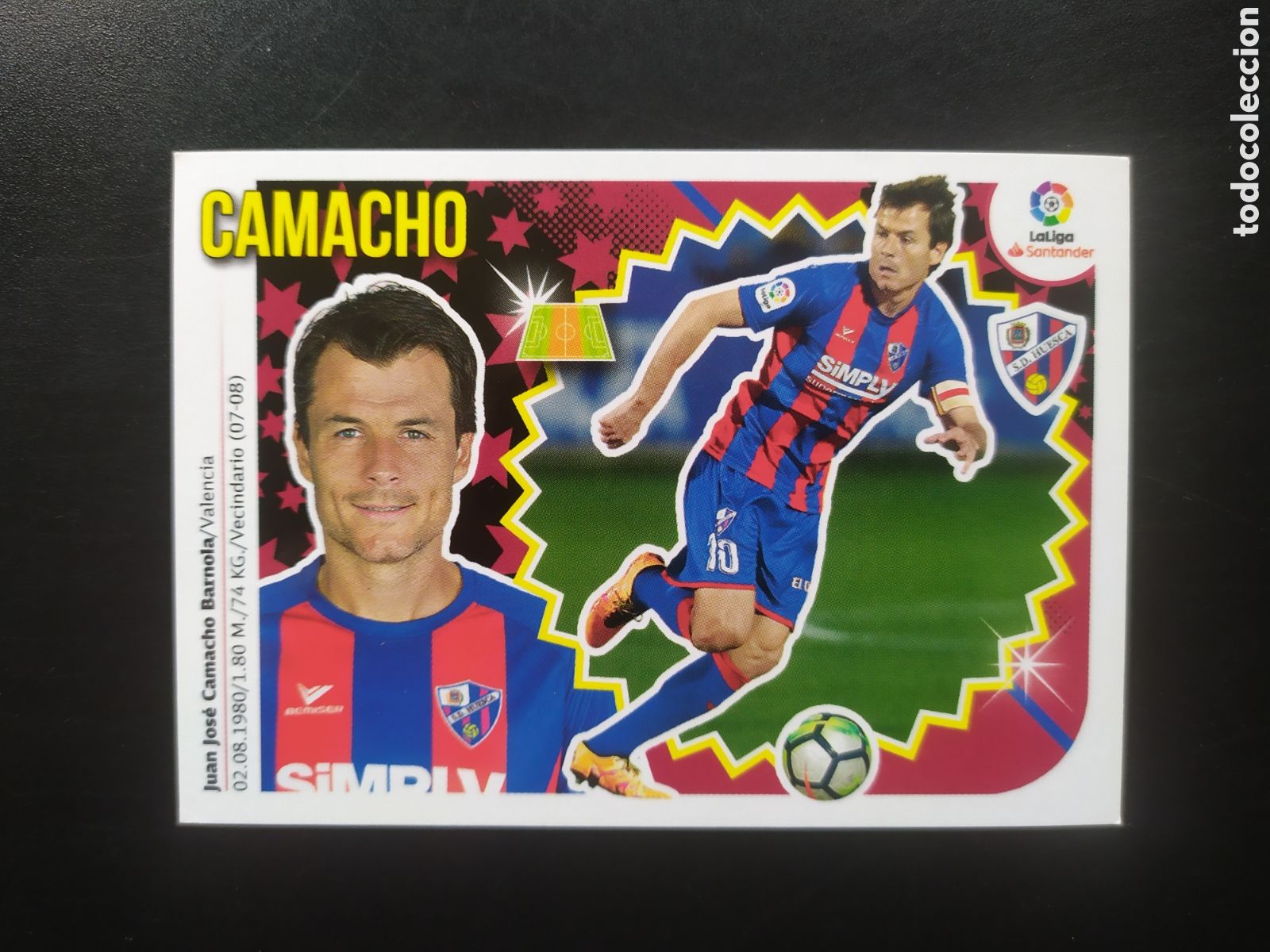 Cromos de F&uacute;tbol: Liga este 2018 2019 18 19 panini Camacho n&deg; 8B 8 B Huesca