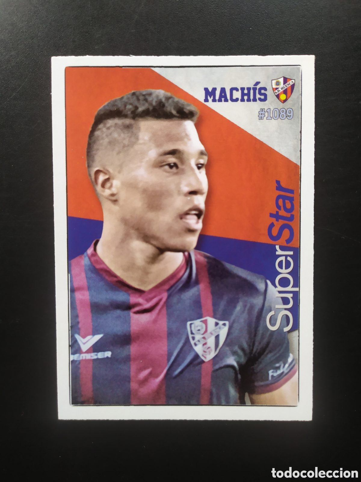 Cromos de F&uacute;tbol: Mundicromo fichas Liga 2015 2016 15 16 Machis superstar n&deg; 1089 Huesca